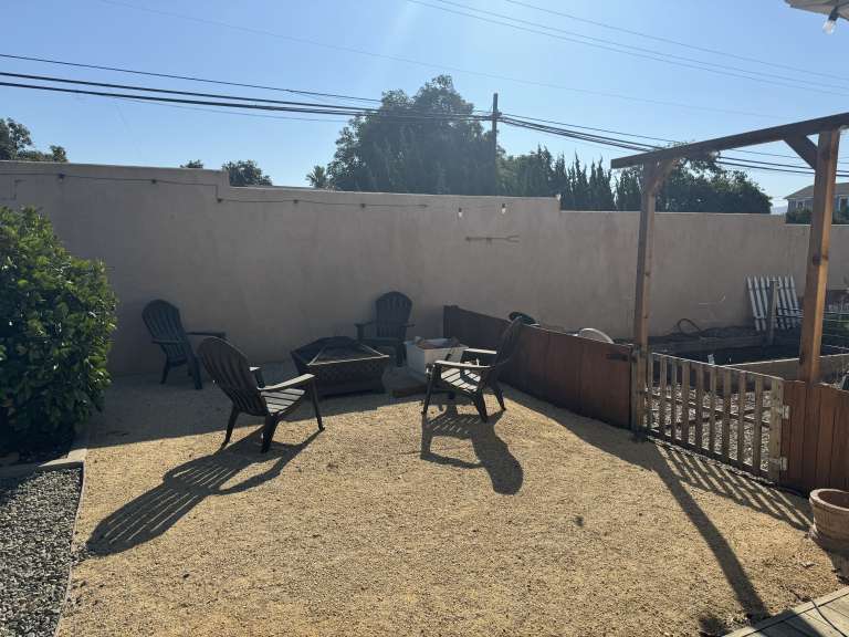 Revival Sobriety Home Camarillo outdoor fire pit